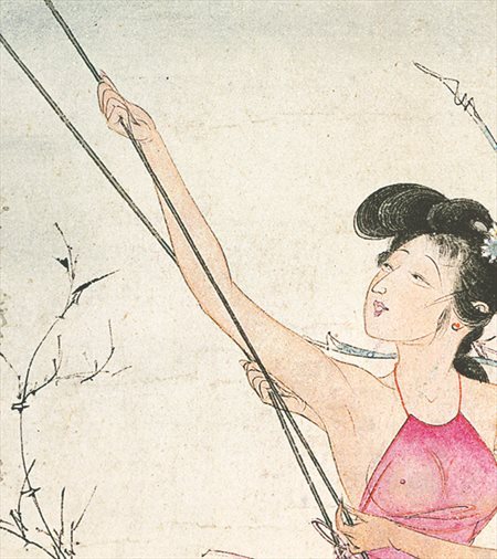 游仙-胡也佛的仕女画和最知名的金瓶梅秘戏图